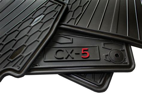 OEDRO Floor Mat Liner Cargo Mat 3D Mold TPE All Weather For Mazda CX 5