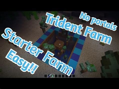 Hi can people help me with this trident farm : Minecraft