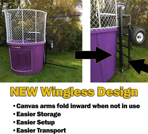 Buy Dunk Tank Purple Portable Dunking Booth Easy Dunker With