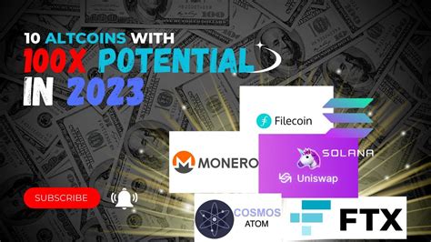 Top 10 Altcoins With 100X Insane Potential In 2023 HUGE POTENTIAL