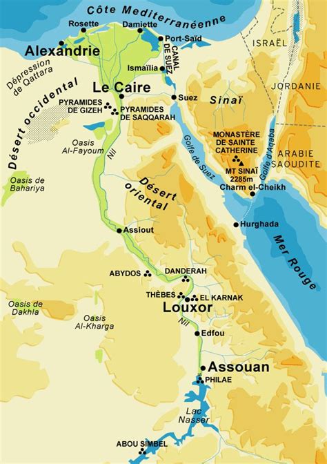 a map of the middle east with major cities and rivers in different ...