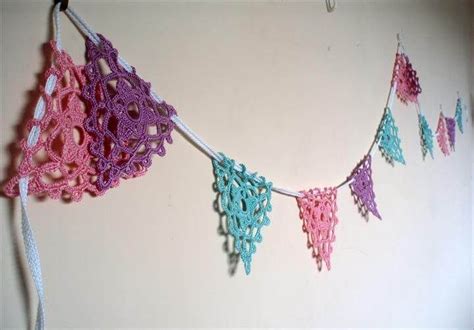 52 Handmade Crochet Garland Free Pattern Diy To Make Crochet Garland Crochet Bunting Free