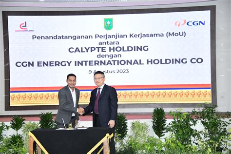 Sekda Ersan Saksikan Mou Calypte Holding Dengan Cgn Energy