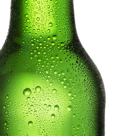 Garrafa De Cerveja Grandes Gotas De Lcool De Condensa O De