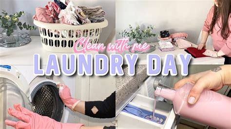 Clean With Me Laundry Day Extreme Laundry Motivation 2023 Springcleaning Cleanwithmeuk Youtube