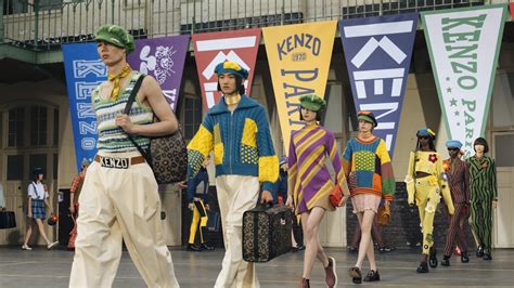 A Look Backstage at the Kenzo Spring/Summer 2023 Show