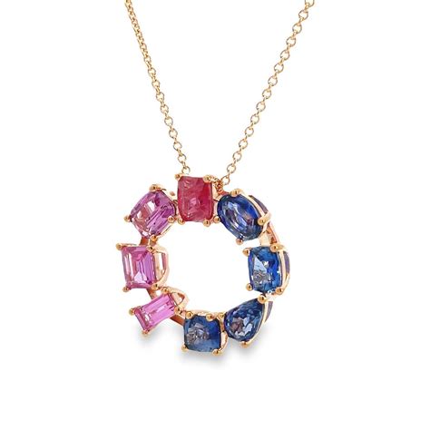 Rose Sapphire Circle - Troy O'Brien Fine Jewellery