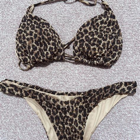 Leopard Bikini Size Small Depop