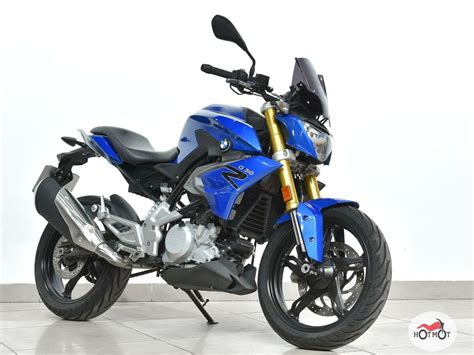 Купить б у BMW G 310 R инжектор 6 передач в Москве синий naked bike 2017 года на Авто ру ID