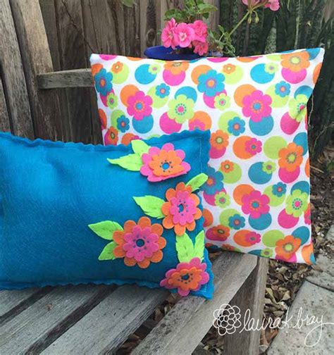 Felt Flower Pillows Kunin Felt