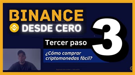 C Mo Comprar Criptomonedas En Binance Paso Binance Desde Cero