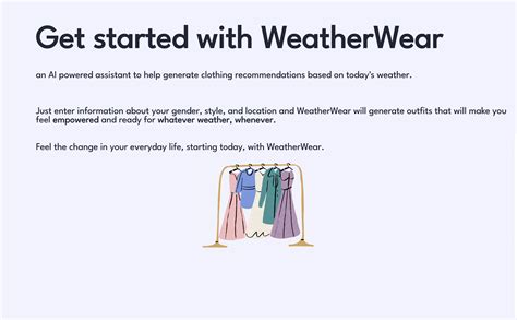 WeatherWear | Devpost