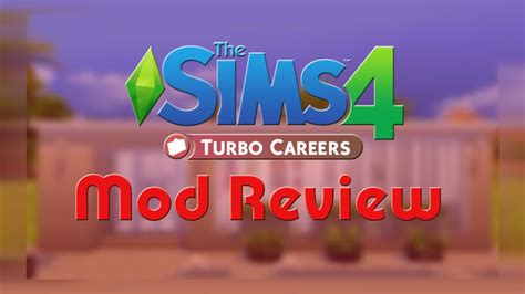 The Sims 4 Turbo Careers Mod Pack By Zerbu Mod Review Playable