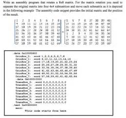 Solved Write An Assembly Program That Rotates A Times Chegg