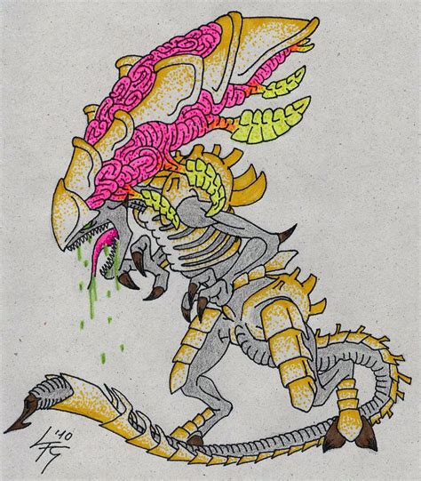 Tyranid zoanthrope by hrlfg on DeviantArt