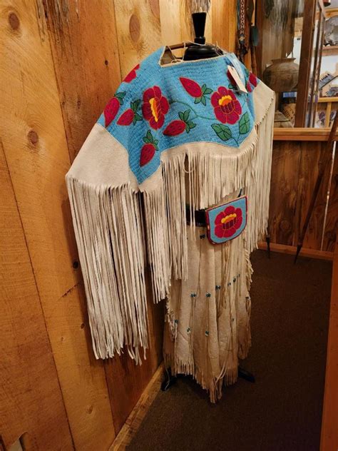 Sold Price Nez Perce 3 Hide Dress With Fully Beaded Yoke Circa 1920 S