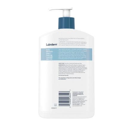 Lubriderm Daily Moisture Lotion Shea Calming Lavender Jasmine Ml