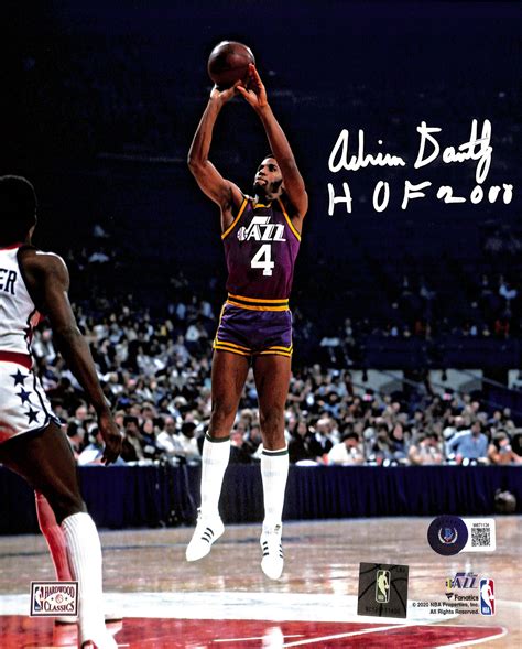 Adrian Dantley Autographed/Signed Utah Jazz 8×10 Photo Beckett – Denver ...