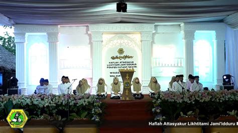 Haflah Attasyakur Likhtitam Jami Iddurus Pondok Pesantren Karang Santri