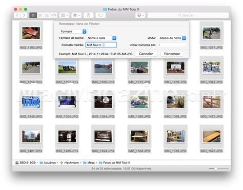 Você sabia que o Finder do OS X Yosemite permite renomear arquivos em