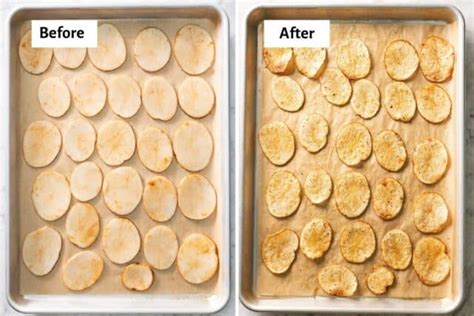 Oven Baked Potato Chips {easy Recipe} Feel Good Foodie