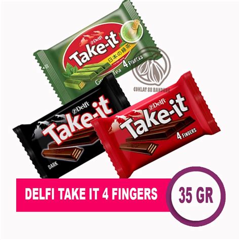 Jual Delfi Take It Finger Gr Delfi Take It F Green Tea Take It