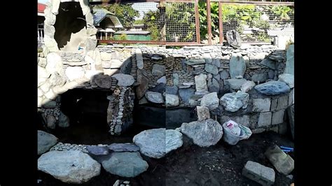 Grotto With Waterfalls And Landscaping Project Centro Camalaniugan