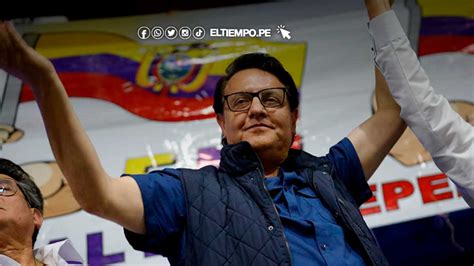 Ecuador Asesinan Al Candidato Presidencial Fernando Villavicencio