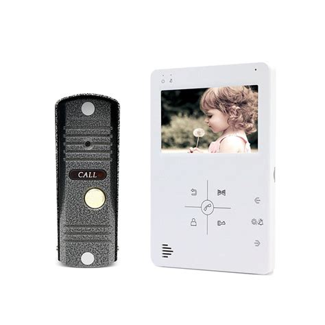 4 3 Inches Monitor Analog 1200TVL Home Security Video Intercom