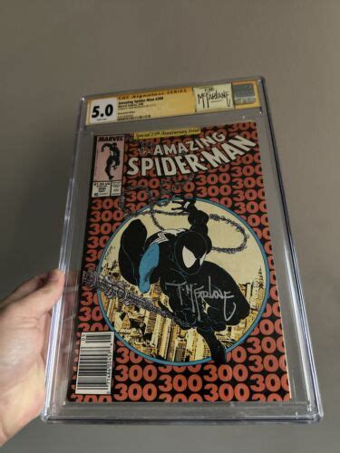 The Amazing Spider Man Cgc Newsstand Todd Sig Wp Ebay