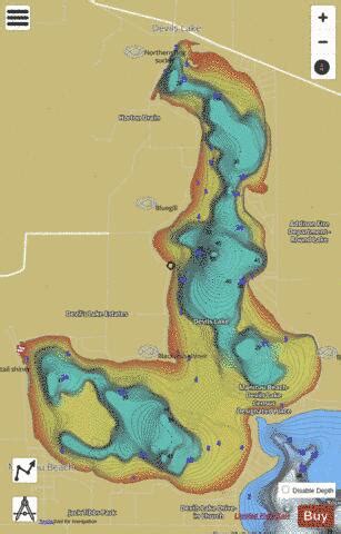 Devils Lake Fishing Map Nautical Charts App