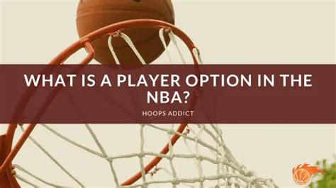 What Is A Player Option In The Nba Hoops Addict