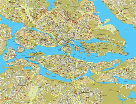 Maps of Stockholm | Detailed map of Stockholm in English | Maps of