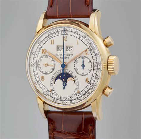 An Extremely Rare Patek Philippe Perpetual Calendar Chronograph “Pink-on-Pink” Reference 1518 ...