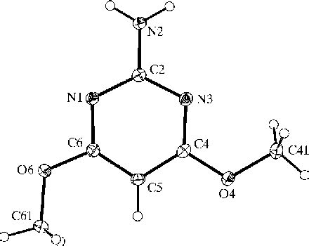 Figure 1 From Hydrogen Bonding In 2 Amino 4 6 Dimethoxypyrimidine 2