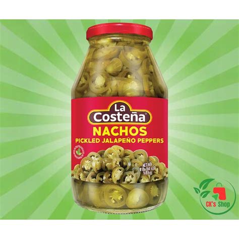 La Costena Nachos Pickled Jalapeno Peppers 1 8 Kg Shopee Philippines