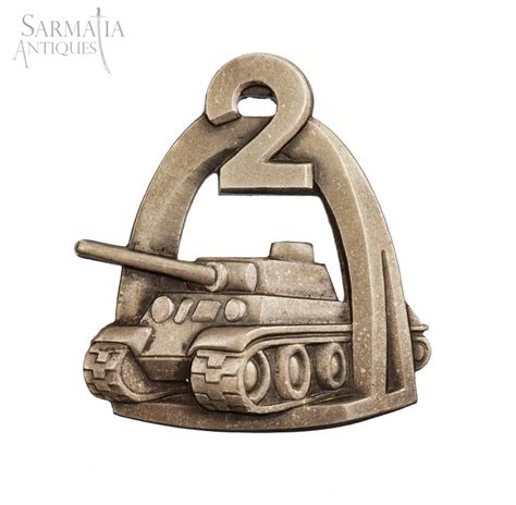 Ww Polish Badge Nd Warsaw Armoured Division Sarmatia Antiques