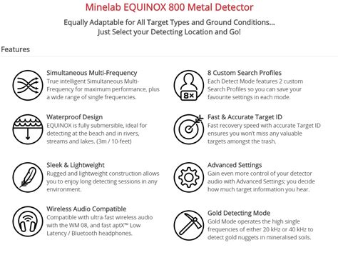 Minelab Equinox 800 Metal Detector