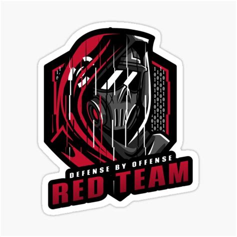 "Red Team | Hacker design" Sticker for Sale by leo-jess | Redbubble