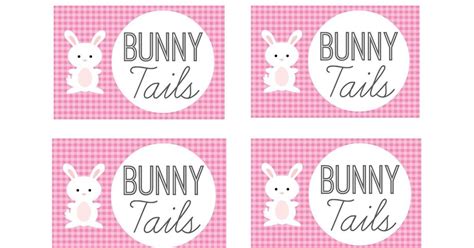 Bunny Tails Printable