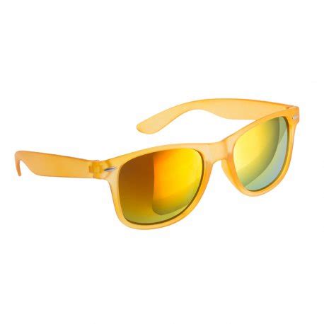 Lunettes Soleil Miroir Jaune