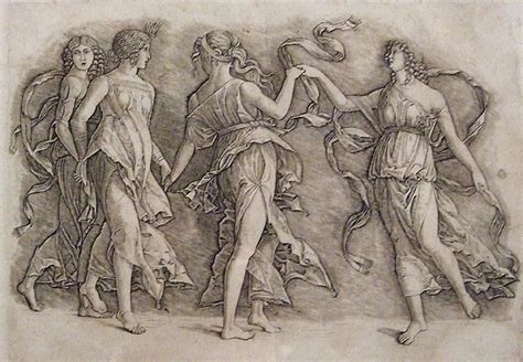 Ipernity Detail Of Four Dancing Muses By The School Of Mantegna In The