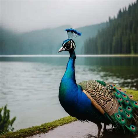 Peacock Dancing In Rain Professional Photography B