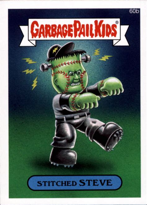 2015 Topps Garbage Pail Kids Series One 60b Stitched Steve Nm Mt