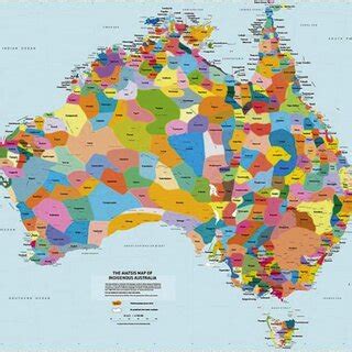 Map of Indigenous Australia (Encyclopedia of Aboriginal Australia ...