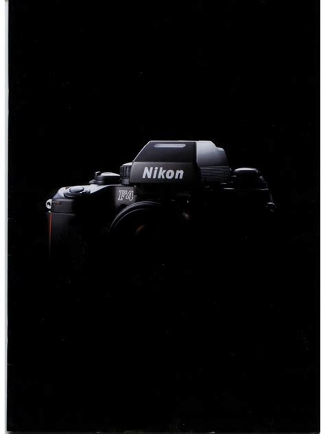 Nikon F4 Manual | PDF