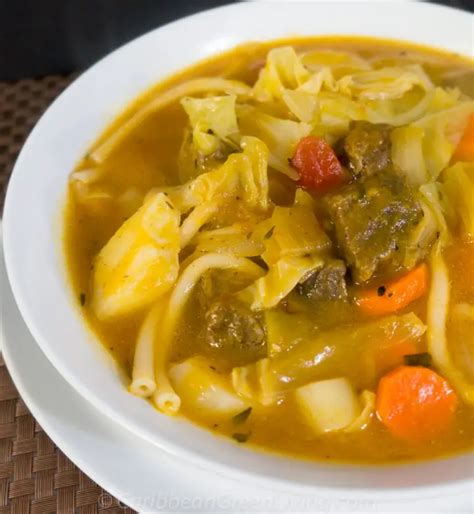 Calabaza Squash Soup with Beef and Veggies | Caribbean Green Living