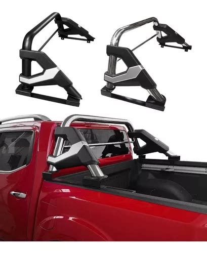 Roll Bar Sport Nissan Np Frontier Negro Cromado