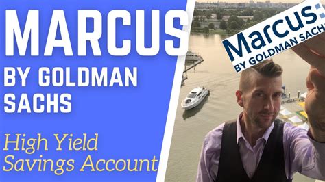 Marcus By Goldman Sachs High Yield Savings Account Youtube