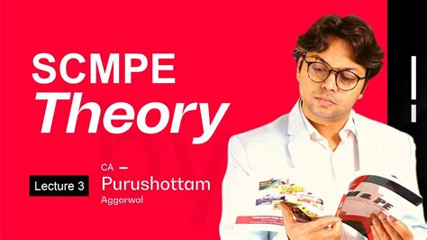 Ca Final Scmpe Theory Introduction Lecture By Ca Purushottam Aggarwal